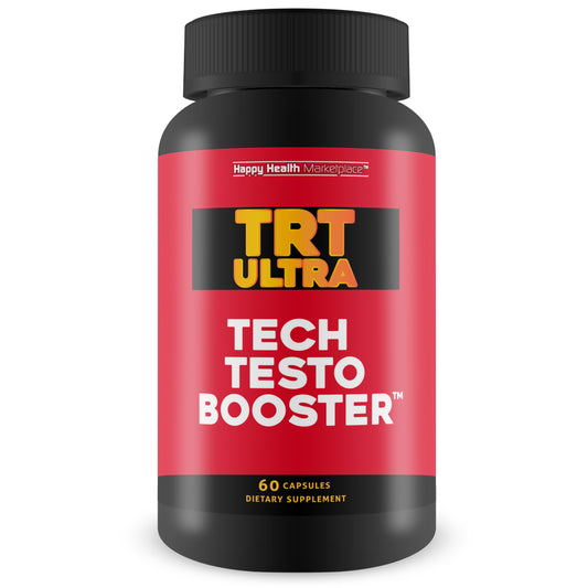 Trt Ultra Tech Testo Booster - Natural Testosterone Booster for Men - Natural Herbal Mens Testosterone Booster - Support Improved Blood Flow & Natural Testo Levels