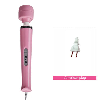 New 10 Speeds Magic Wand Massager Big Magic Wand Massage Stick AV Vibrators Sexy Clit Sex Toys for Women European Plug