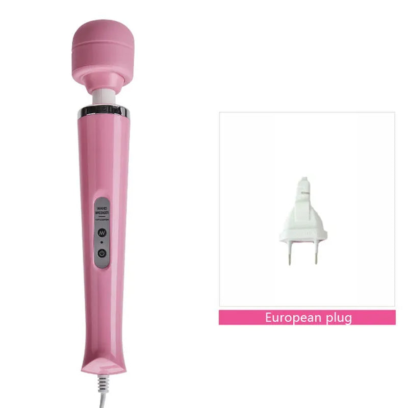 New 10 Speeds Magic Wand Massager Big Magic Wand Massage Stick AV Vibrators Sexy Clit Sex Toys for Women European Plug