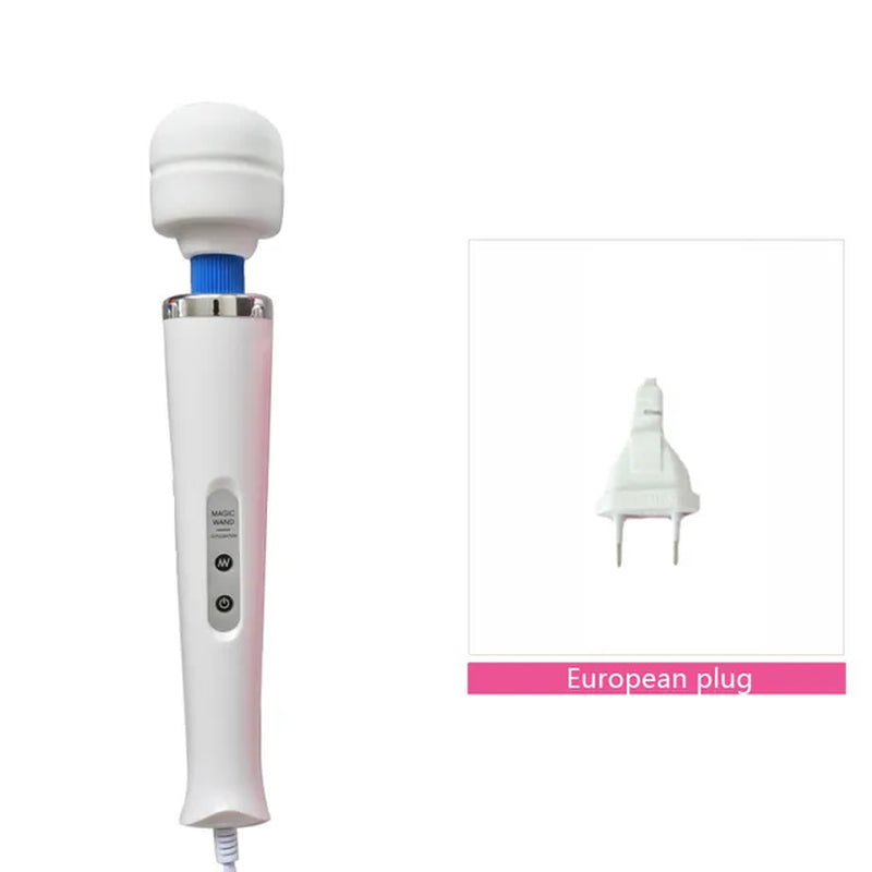 New 10 Speeds Magic Wand Massager Big Magic Wand Massage Stick AV Vibrators Sexy Clit Sex Toys for Women European Plug